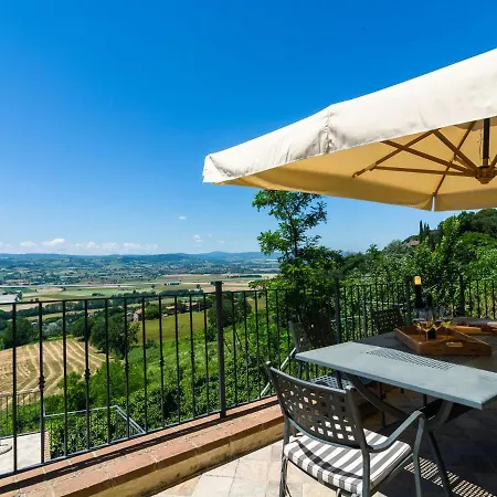Holiday With Swimming Pool And Fantastic View In A Special Borgo * Collazzone