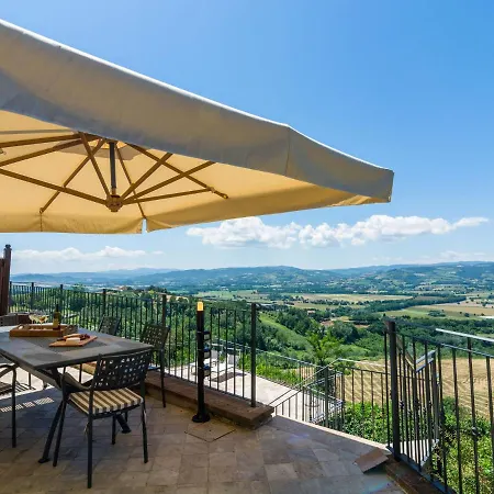 Holiday With Swimming Pool And Fantastic View In A Special Borgo Ferienhaus *